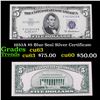 1953A $5 Blue Seal Silver Certificate Grades Select CU