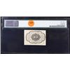 Image 3 : 1862 US Fractional Currency 10c First Issue fr-1242 Washington Graded cu63 By PMG