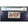 Image 2 : 1870's US Fractional Currency 15¢ Fourth Issue Fr-1271 Graded au55 EPQ By PMG