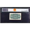 Image 3 : 1870's US Fractional Currency 10¢ Fourth Issue Fr-1258 Graded xf40 By PMG