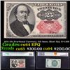 Image 1 : 1874 25c Fractional Currency, 5th Issue, Short Key Fr-1309  Graded cu64 EPQ By PMG