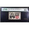 Image 2 : 1875 US Fractional Currency 10c Fifth Issue fr-1266 Short Key Graded cu64 EPQ By PMG