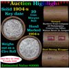 ***Auction Highlight*** Full solid date 1904-s Morgan silver $1 roll, 20 coins (fc)