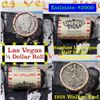 ***Auction Highlight*** Old Casino 50c Roll $10 Halves Las Vegas Casino Silver City 1918 Walker & 19