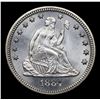 Image 2 : ***Auction Highlight*** 1884-p TOP POP! Seated Liberty Quarter 25c Graded ms68 By SEGS (fc)