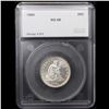 Image 4 : ***Auction Highlight*** 1884-p TOP POP! Seated Liberty Quarter 25c Graded ms68 By SEGS (fc)