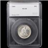 Image 8 : ***Auction Highlight*** 1884-p TOP POP! Seated Liberty Quarter 25c Graded ms68 By SEGS (fc)