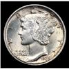 Image 2 : ***Auction Highlight*** 1928-d Mercury Dime 10c Graded ms64 fsb By SEGS (fc)
