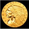 Image 2 : ***Auction Highlight*** 1913-p Gold Indian Quarter Eagle $2 1/2 Graded Select Unc By USCG (fc)