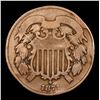 Image 2 : 1871 Two Cent Piece 2c Grades vf details