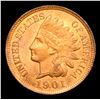 Image 2 : 1901 Indian Cent 1c Grades GEM Unc RB