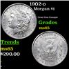 Image 1 : 1902-o Morgan Dollar $1 Grades GEM Unc