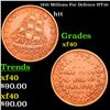 Image 1 : 1841 Millions For Defence HT-16 Hard Times Token 1c Grades xf