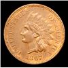 Image 2 : 1867 Indian Cent 1c Grades Choice Unc BN