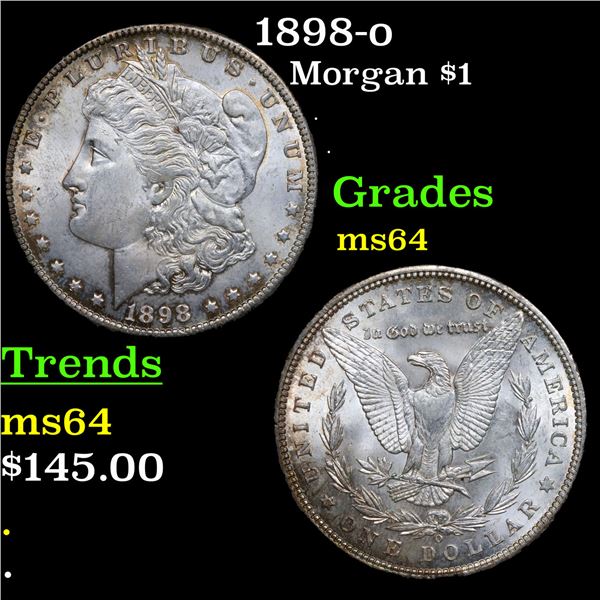 1898-o Morgan Dollar $1 Grades Choice Unc