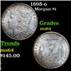 Image 1 : 1898-o Morgan Dollar $1 Grades Choice Unc