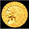 Image 2 : ***Auction Highlight*** 1928-p Gold Indian Quarter Eagle $2 1/2 Grades Select+ Unc (fc)