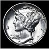 Image 2 : 1931-s Mercury Dime 10c Grades GEM+ Unc