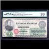 Image 2 : ***Auction Highlight*** 1862 $1 Large Size Legal Tender Note Fr-16C "The GreenBack" Graded vf30 By P