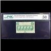 Image 2 : 1863 US Fractional Currency 50¢ First Issue Fr-1312 Washington W/ Monigram Graded au50 By PMG