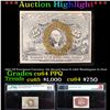 Image 1 : ***Auction Highlight*** 1863 US Fractional Currency 25c Second Issue fr-1284 Washington In Oval Grad
