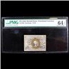 Image 2 : ***Auction Highlight*** 1863 US Fractional Currency 25c Second Issue fr-1284 Washington In Oval Grad