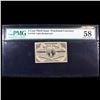 Image 2 : 1865 US Fractional Currency 3c Third Issue fr-1226 Washingon Graded au58 By PMG