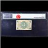 Image 3 : 1865 US Fractional Currency 3c Third Issue fr-1226 Washingon Graded au58 By PMG