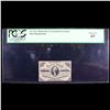 Image 2 : PCGS 1865 US Fractional Currency 3c Third Issue fr-1227 Washingon Dark Background Graded cu63 By PCG