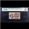 Image 2 : 1870's US Fractional Currency 10¢ Fourth Issue Fr-1258 Graded xf45 By PMG