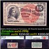 Image 1 : PCGS 1870's US Fractional Currency 15¢ Fourth Issue Fr-1271 Graded au55 PPQ By PCGS