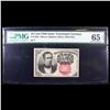 Image 2 : 1875 US Fractional Currency 10c Fifth Issue fr-1266 Short Key Graded cu65 EPQ By PMG