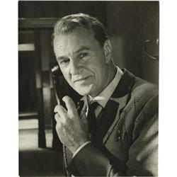 Gary Cooper Signed Photo.