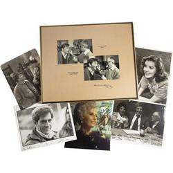 Barbara Stanwyck and Others Signed Photos