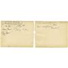Image 1 : Signed Pages from Clifton Webb's Guest Book, Including