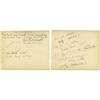Image 1 : Signed Pages from Clifton Webb's Guest Book, Including