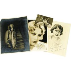 Early Starlets Signed Photo Group.