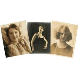 Female Stars' Autographs Group of 3.