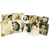 Image 1 : Assortment of Classic Hollywood Starlets Signed Photos.