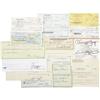 Image 1 : Set of 18 Celebrity Signed Checks