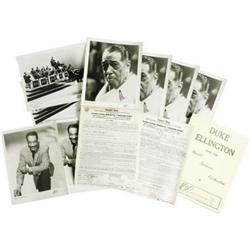 Duke Ellington Unsigned Contract Archive