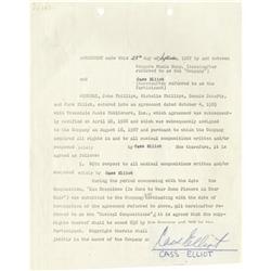 Cass Elliot Signed Contract - Mamas & Papas