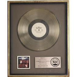 Isley Brothers "Winner Takes All" Gold Album