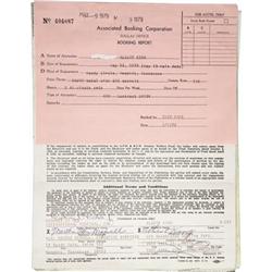 Albert King Signed Contract