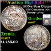 Image 1 : ***Auction Highlight*** 1935-s San Diego Old Commem Half Dollar 50c Graded ms67 By SEGS (fc)