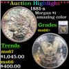 ***Auction Highlight*** 1881-s Morgan Dollar $1 Graded ms66+ By SEGS (fc)