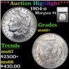 ***Auction Highlight*** 1904-o Morgan Dollar $1 Graded ms66+ By SEGS (fc)