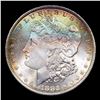 Image 2 : ***Auction Highlight*** 1882-p Rainbow Toned Near Top POP! Morgan Dollar $1 Graded ms67 By SEGS (fc)
