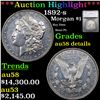 ***Auction Highlight*** 1892-s Morgan Dollar $1 Graded au58 details By SEGS (fc)