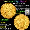 ***Auction Highlight*** 1836 HM-6 Classic Head $2.5 Gold Graded ms63 By SEGS (fc)